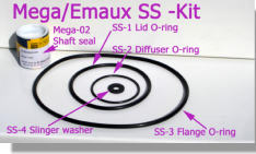 Emaux/Mega  SS pump parts